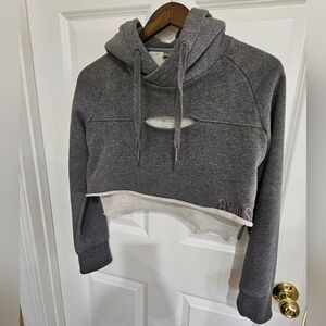 Gym shark crop top pickaboo hoodie